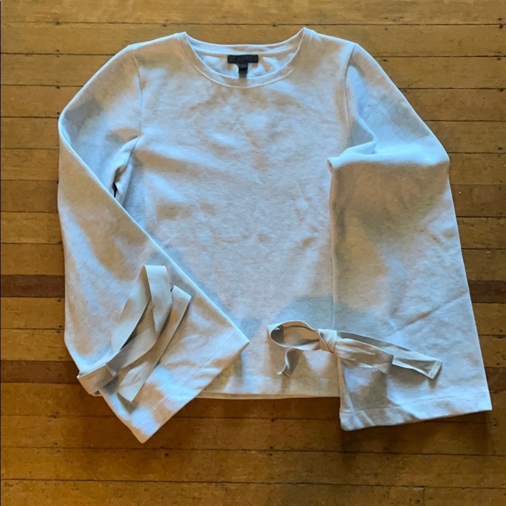 JCREW bell bottom sleeved sweater